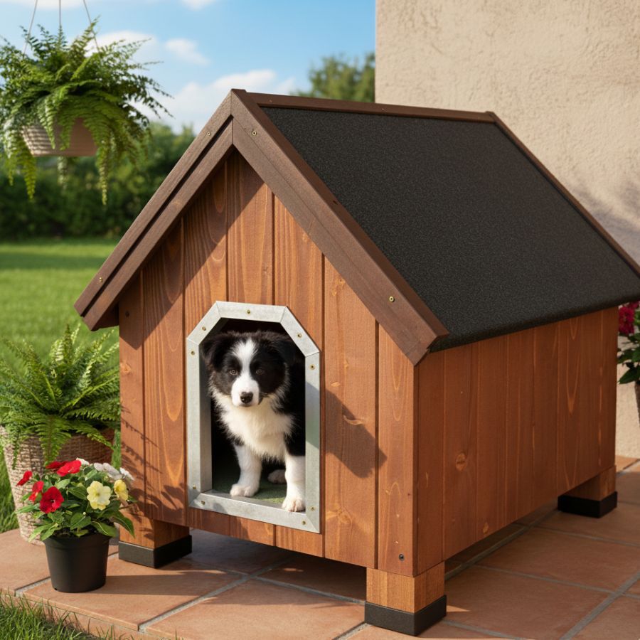 TK-Pet Alpine Caseta de Madera para perros, , large Imagen numero 1