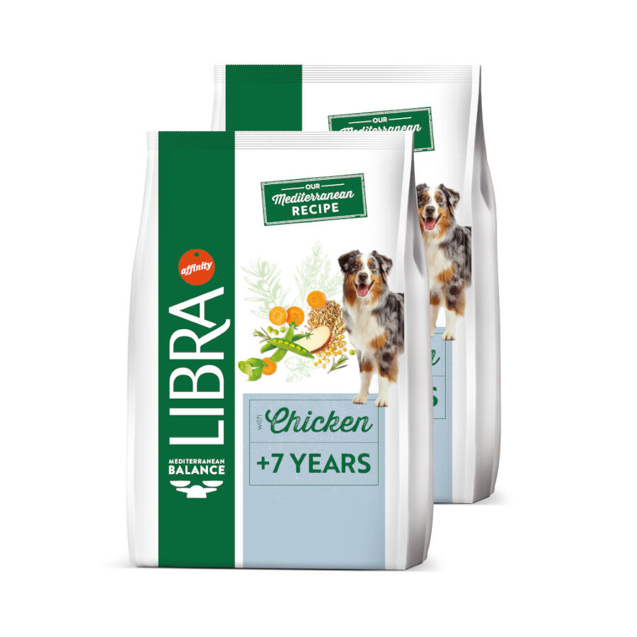 Libra +7 Pollo pienso para perros