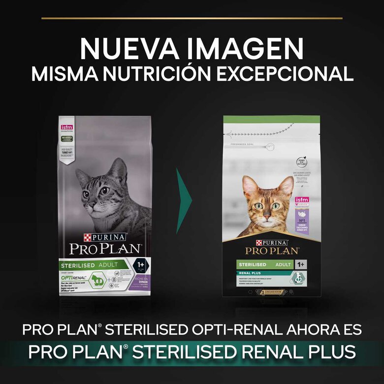 proteccion A escala nacional sector Pro Plan Adult Sterilized Pavo pienso para gatos | Kiwoko