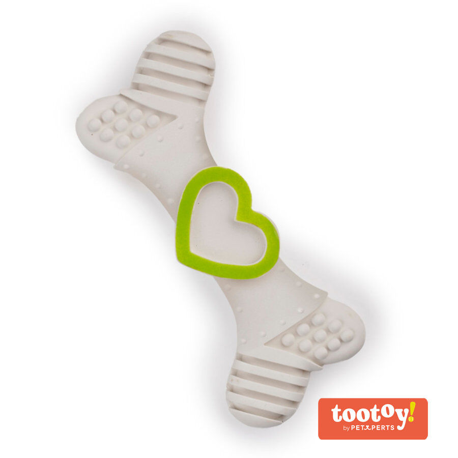 Tootoy! Chew Love Bone Blanco hueso mordedor para cachorros, , large Imagen numero 1