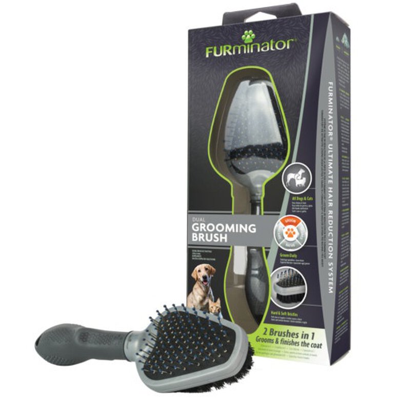 Furminator cepillo doble para perros image number null