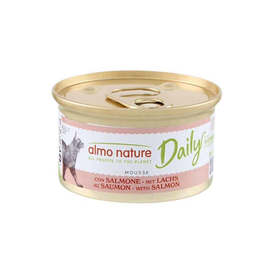 Almo Nature Daily Menu Mousse de Salmón lata para gatos