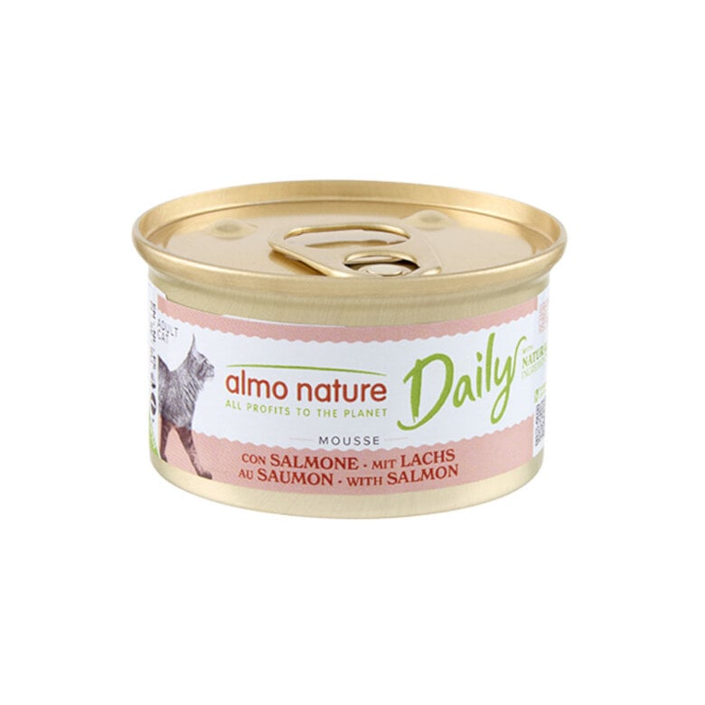 85 g Almo Nature Daily Menu Mousse de Salmón lata para gatos ,  Imagen numero 1 85 g Almo Nature Daily Menu Mousse de Salmón lata para gatos , , large Imagen numero 1