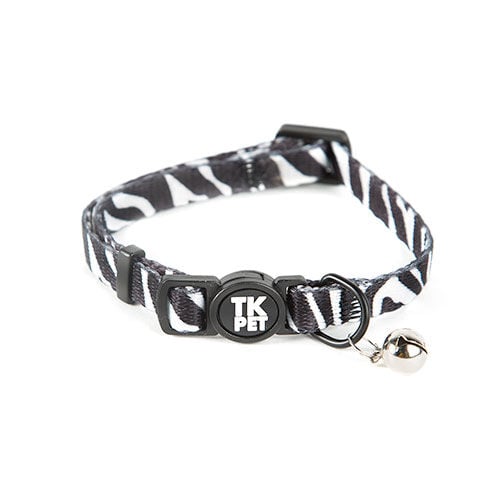 TK-Pet Safari collar para gatos con cascabel cebra Imagen numero 1