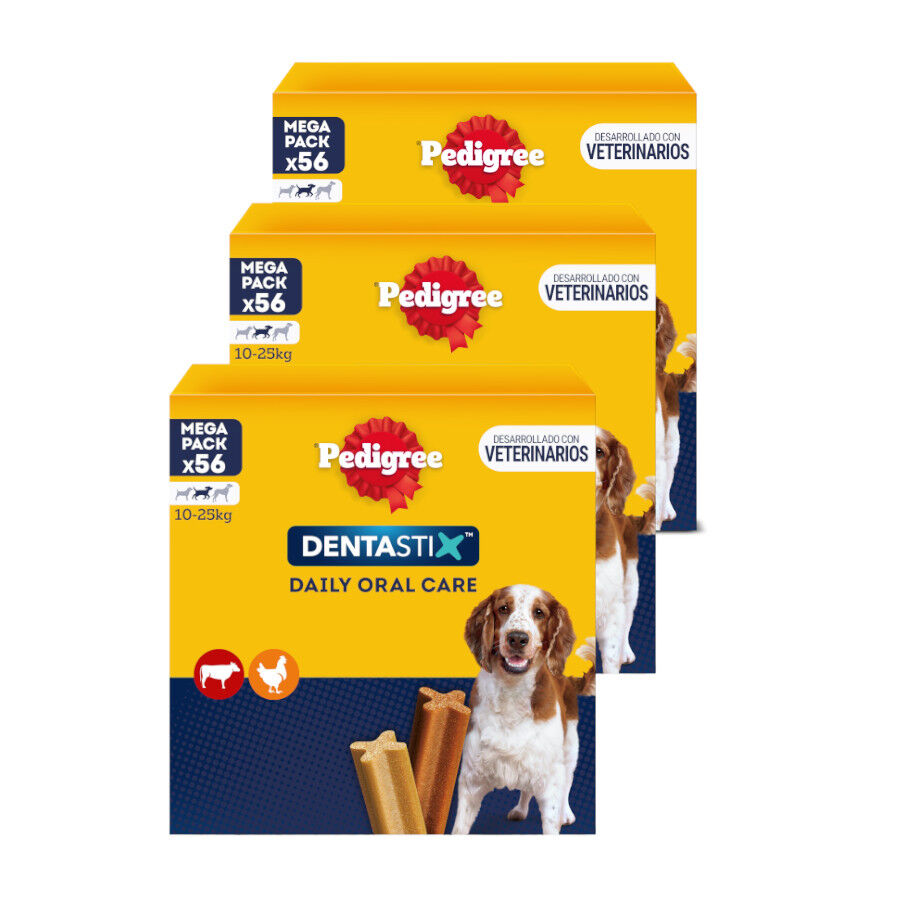 Pedigree Dentastix Snacks Dentales para perros medianos thumbnail