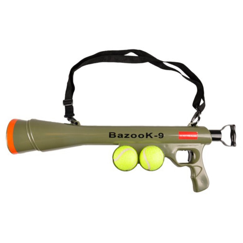 Flamingo Bazooka lanzador de pelotas para perros Imagen numero 1 Flamingo Bazooka lanzador de pelotas para perros Imagen numero 1