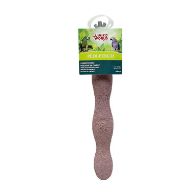 Living World Pedi-Perch Lima de Cemento para loros