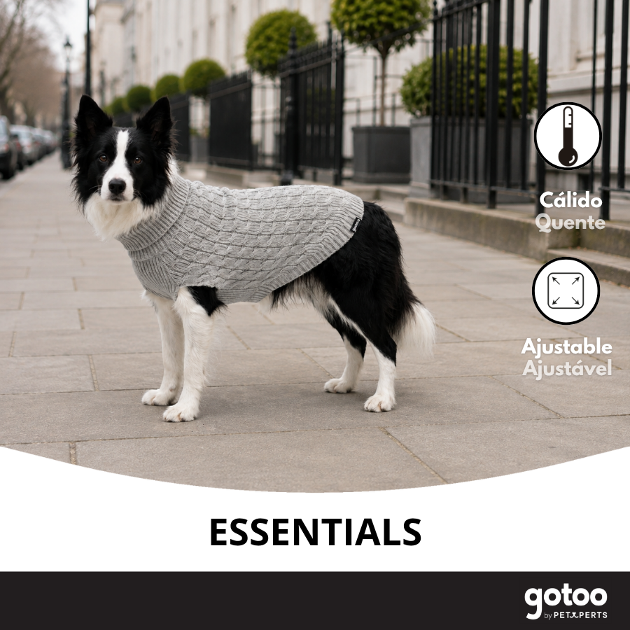 Gotoo Jersey de Punto Gris para perros, , large Imagen numero 6