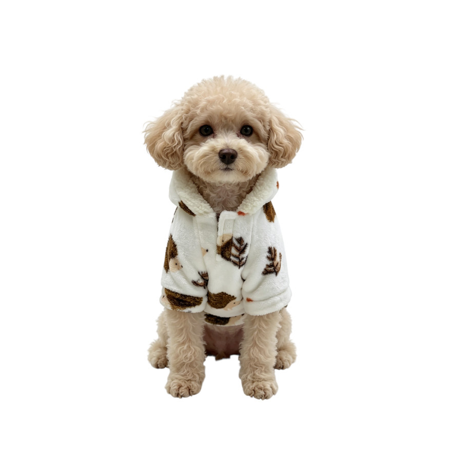 Gotoo Sudadera Forro Polar Estampado Erizo para perros, , large Imagen numero 7
