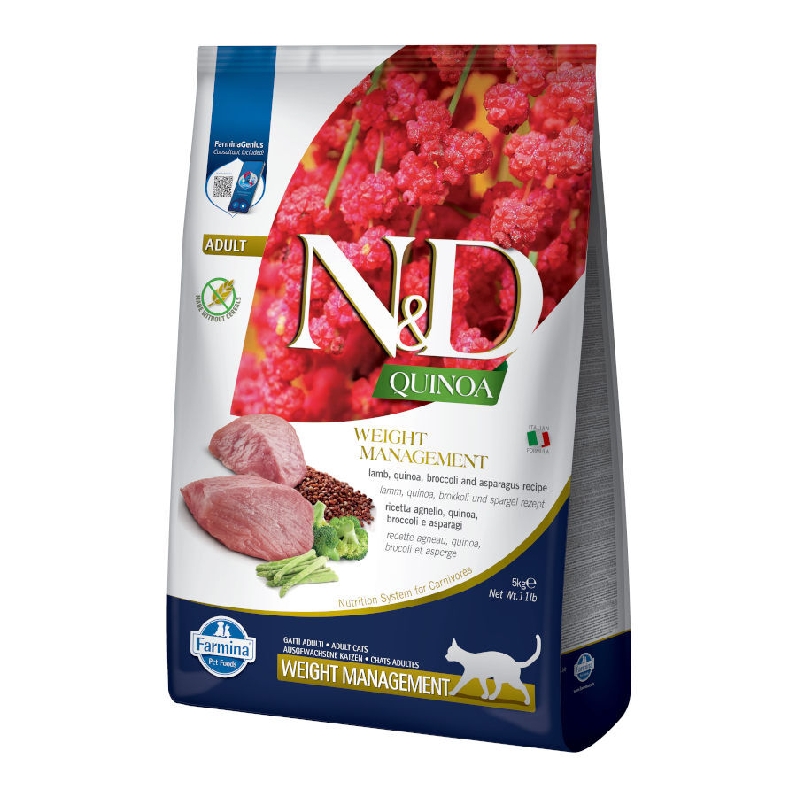 Farmina N&D Control de Peso Quinoa y Cordero pienso para gatos
