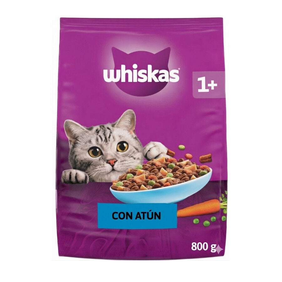 800g Whiskas Adulto At&uacute;n pienso para gatos, , large Imagen numero 1