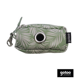 Gotoo Porta bolsas estampado hojas para perros