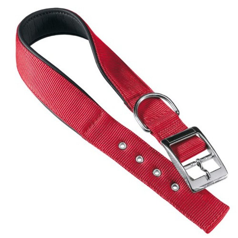 Ferplast Daytona collar acolchado para perros rojo image number null