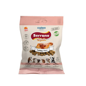 Mediterranean Natural Serrano Galletas Pavo para perros
