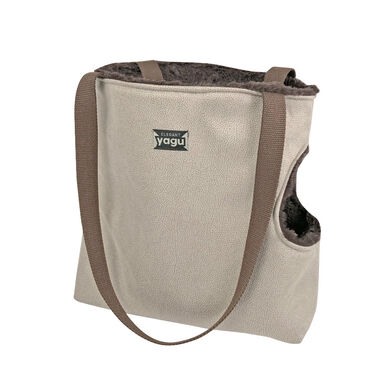 Yagu Colección Elegant Bolso Transportín Coffee para mascotas