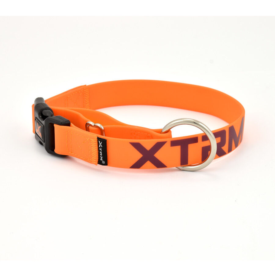 X-TRM Collar Naranja PVC para perros, , large Imagen numero 1