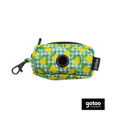 Gotoo Porta bolsas estampado vichy para perro