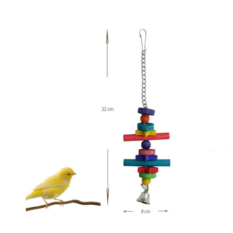 Ferplast PA 4094 Juguete Colgante de madera para pájaros, , large image number null