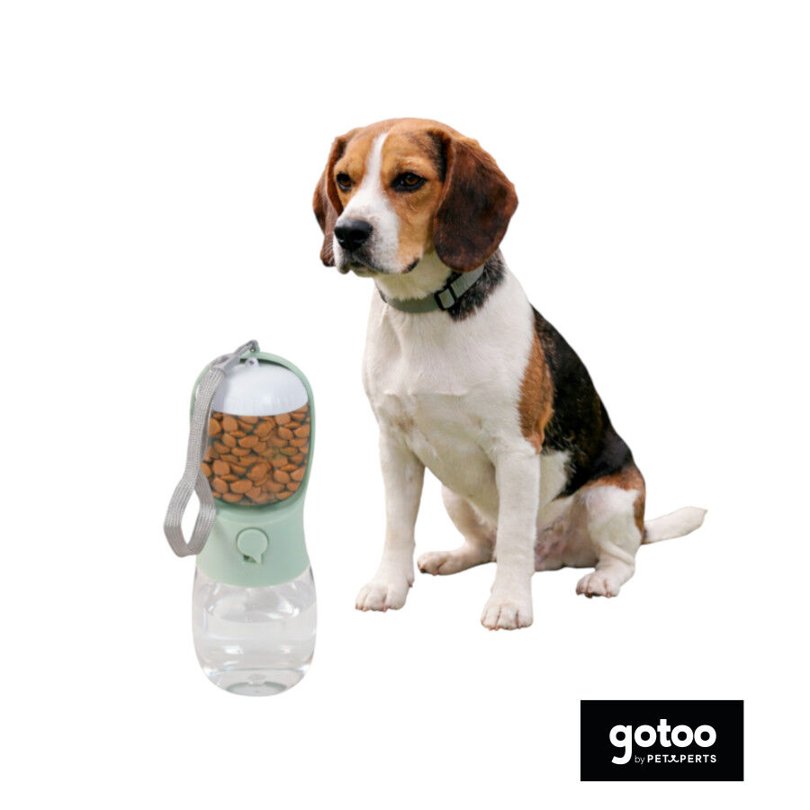 Gotoo Bebedero Comedero Port&aacute;til 2 en 1 para perros y gatos, , large Imagen numero 7