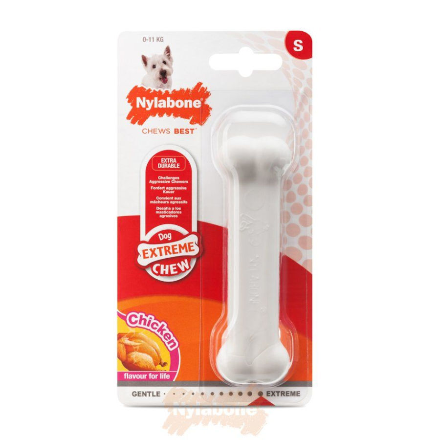 Nylabone Extreme Chew Pollo Hueso Mordedor para perros