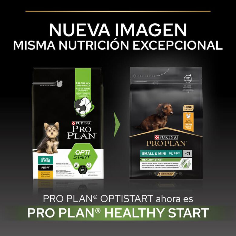 Pro Plan Puppy Small y Mini Pollo pienso para cachorros thumbnail