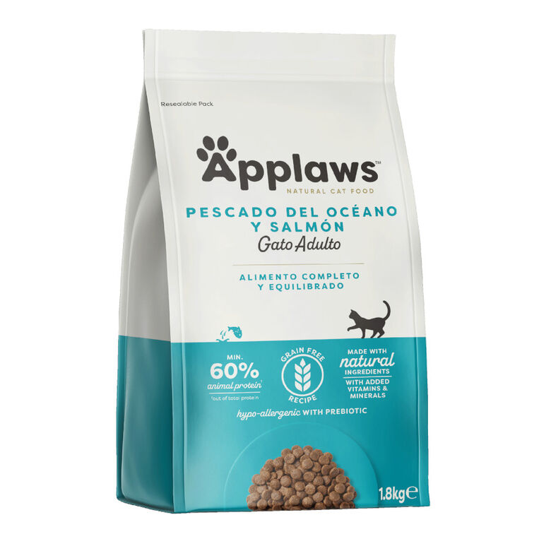 Applaws Adult Grain Free Pescado Azul y Salmón pienso para gatos thumbnail