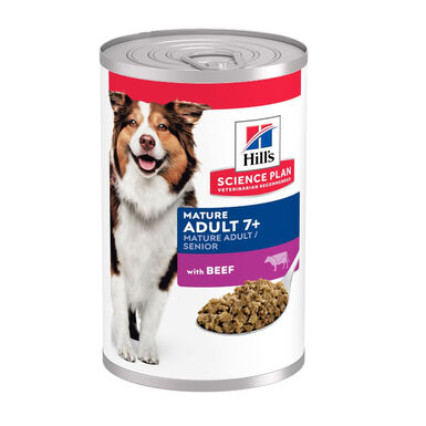 Hill's Science Plan Mature Adult 7+ Ternera en Paté lata para perros