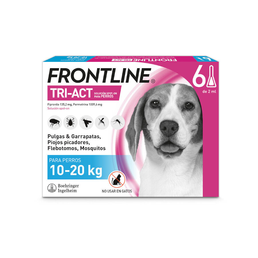 Frontline Tri-Act Pipetas Antiparasitarias para perros