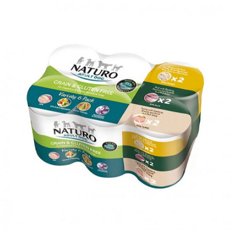 Naturo latas Grain Free Multipack para perros image number null