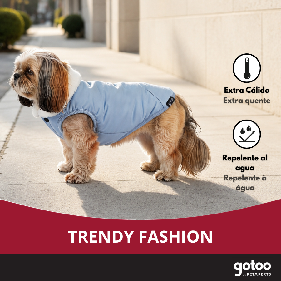 Gotoo Abrigo Azul Claro para perros, , large Imagen numero 6