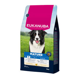 Eukanuba Mature Pienso Pollo para perros de razas medianas