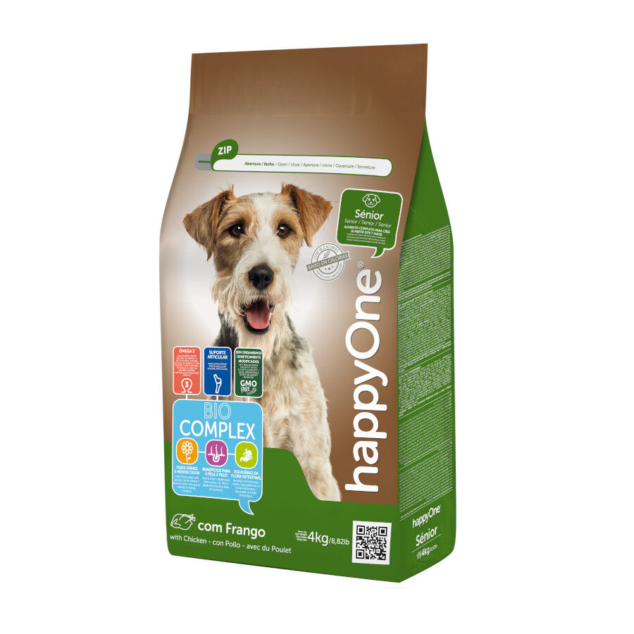 happyOne Senior Pollo pienso para perros, , large Imagen numero 1