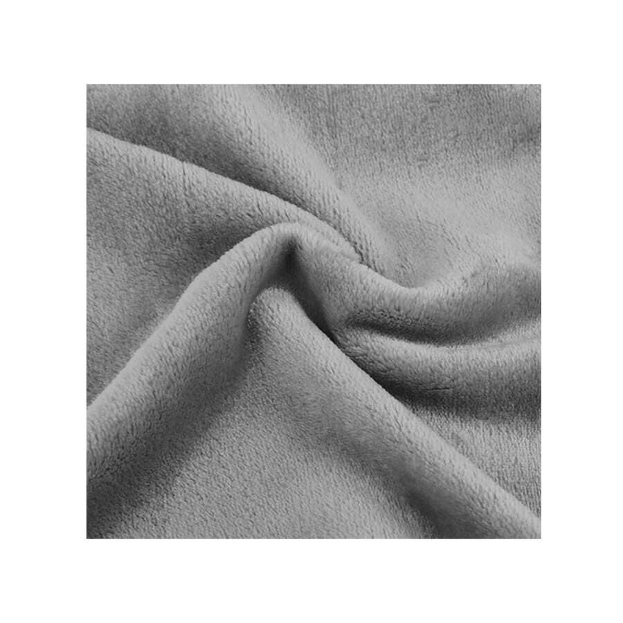 Leeby Cojín Acolchado de Terciopelo Gris para perros thumbnail