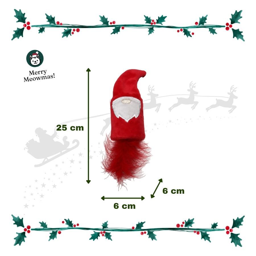 Wonder Christmas Teaser Pap&aacute; Noel Juguete para gatos, , large Imagen numero 3
