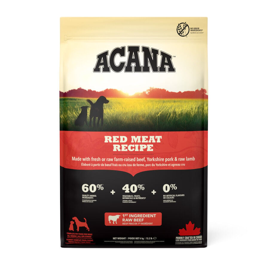 6 kg Acana Red Meat pienso para perros, , large Imagen numero 1
