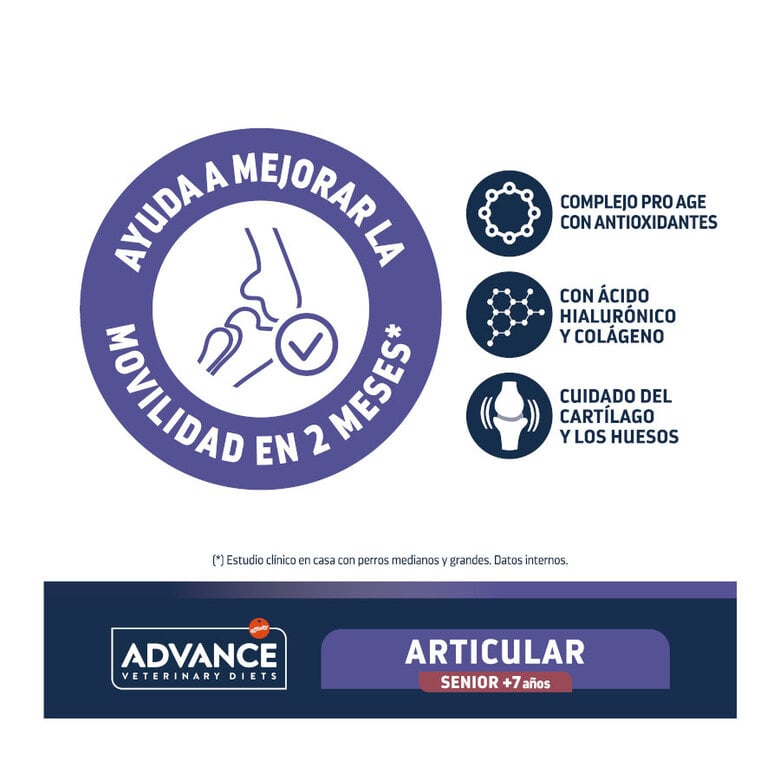 12 kg Advance Veterinary Diets Articular +7 pienso para perros seniors,  Imagen numero 3 12 kg Advance Veterinary Diets Articular +7 pienso para perros seniors, , large Imagen numero 3