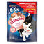 180 g Felix Crispies Bocaditos de Salmón y Trucha Maxi para gatos, , large indicador imagen numero 1