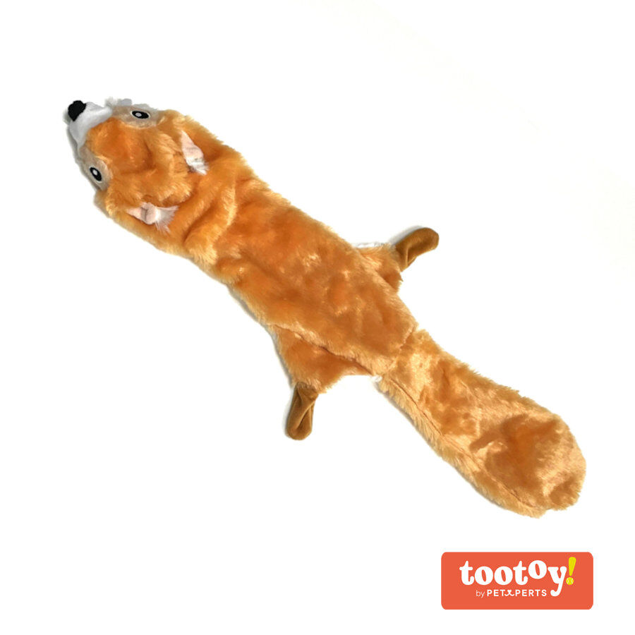 Tootoy! Comfort Skinny Squirrel Cuddler peluche con sonido crujiente para perros, , large Imagen numero 1