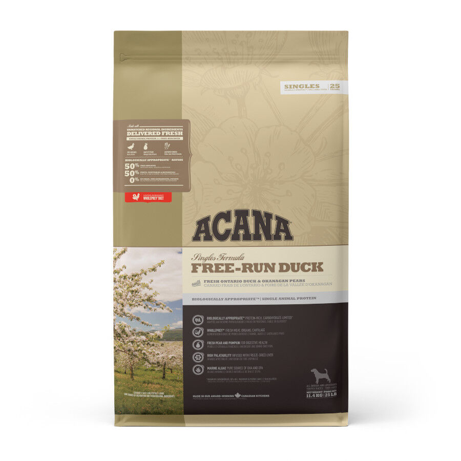 11.4 kg Acana Free-Run Pato pienso para perros, , large Imagen numero 2