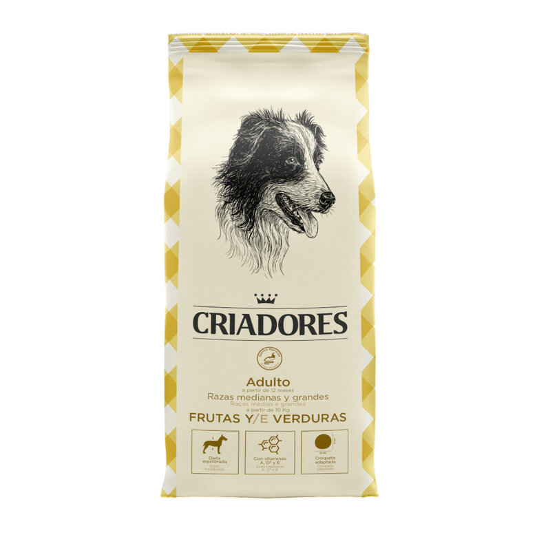 Criadores Frutas y Verduras pienso para perros image number null