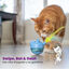 Outward Hound Catstages Hunt n'Swat Treat Trumbler Ratón Interactivo con Plumas para gatos, , large indicador imagen numero 2