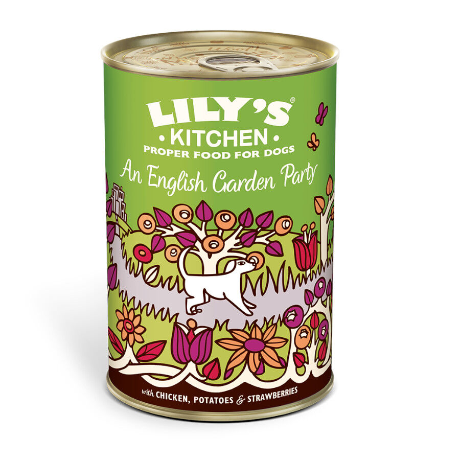 400 g Lily's Kitchen pollo y fresas lata para perros, , large Imagen numero 1