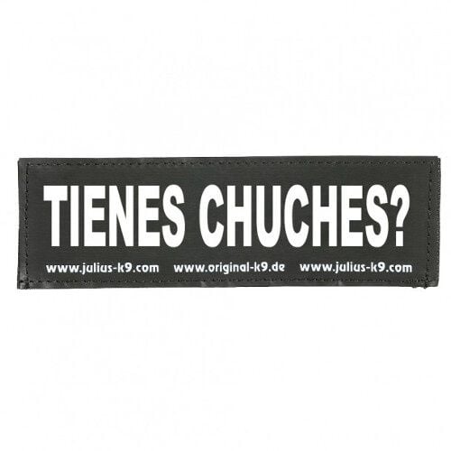 Julius K9 Tienes chuches? etiqueta arn&eacute;s perros Imagen numero 1