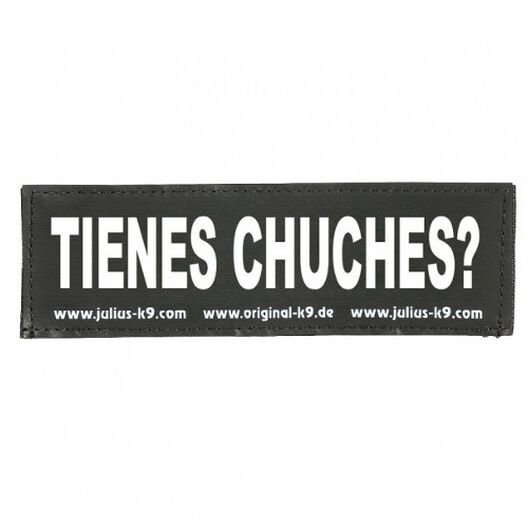 Julius K9 Tienes chuches? etiqueta arnés perros image number null