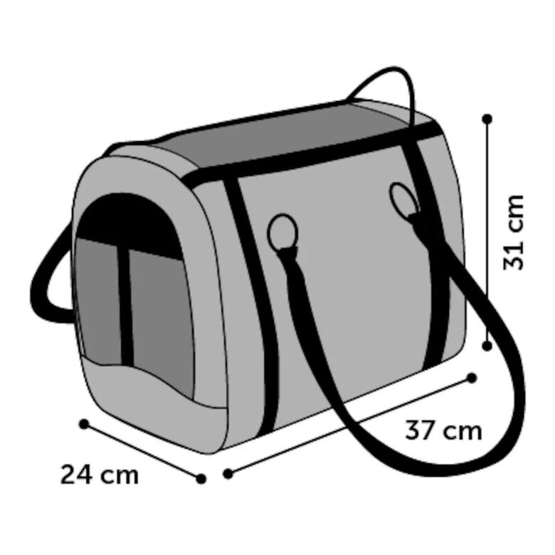 Flamingo Tatjana Bolsa Transportín Gris para perros thumbnail