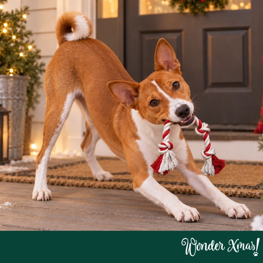 Wonder Christmas Cuerda Forma Caramelo Juguete para perros, , large Imagen numero 2