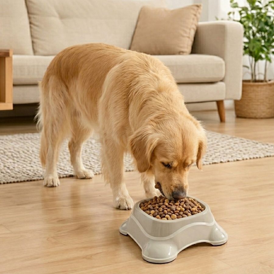 Leeby Comedero Pl&aacute;stico Taupe para perros, , large Imagen numero 1