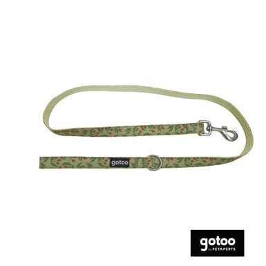 Gotoo Correa estampada floral para perros