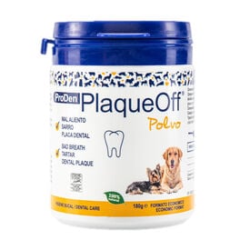 PlaqueOff Polvo Antisarro para higiene bucal de mascotas
