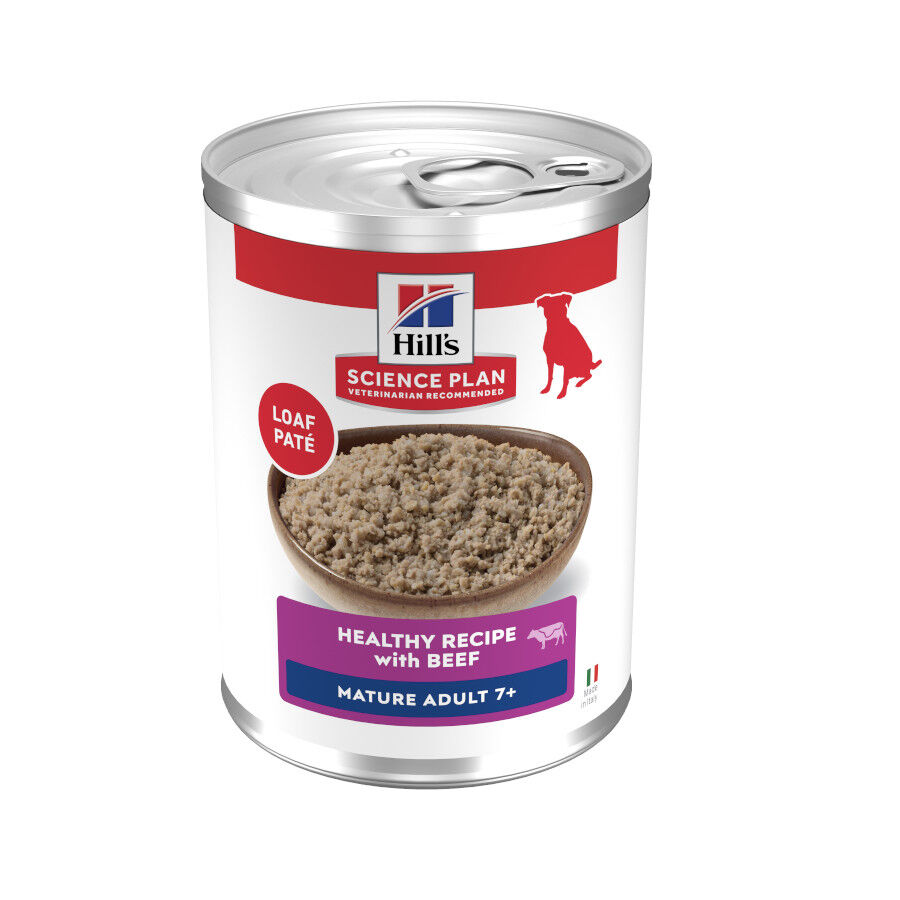 370 g Hill's Science Plan Mature 7+ Adult pollo lata para perros, , large Imagen numero 1